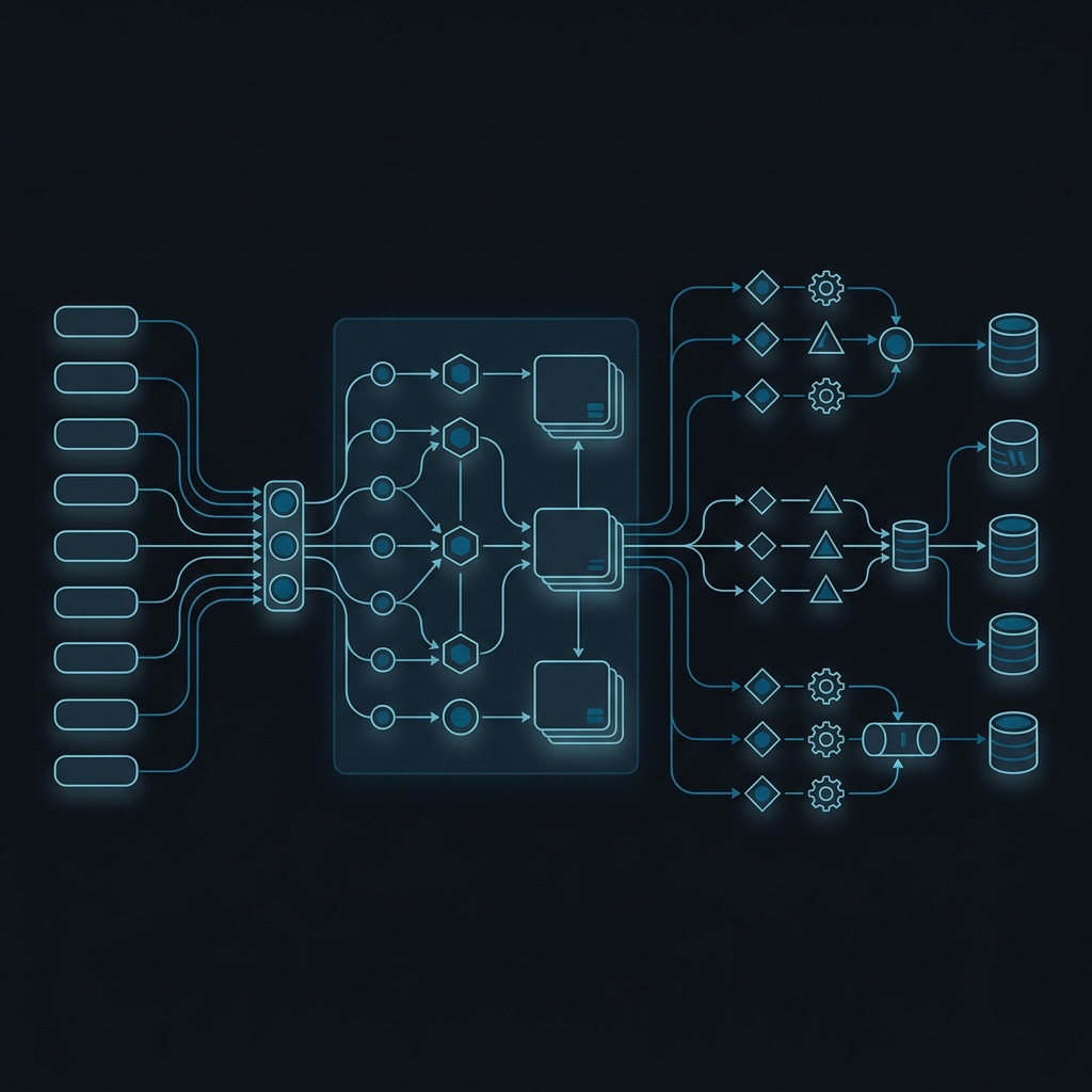 Application Architecture Blueprint Wireframe to Deployment Pipeline Diagram