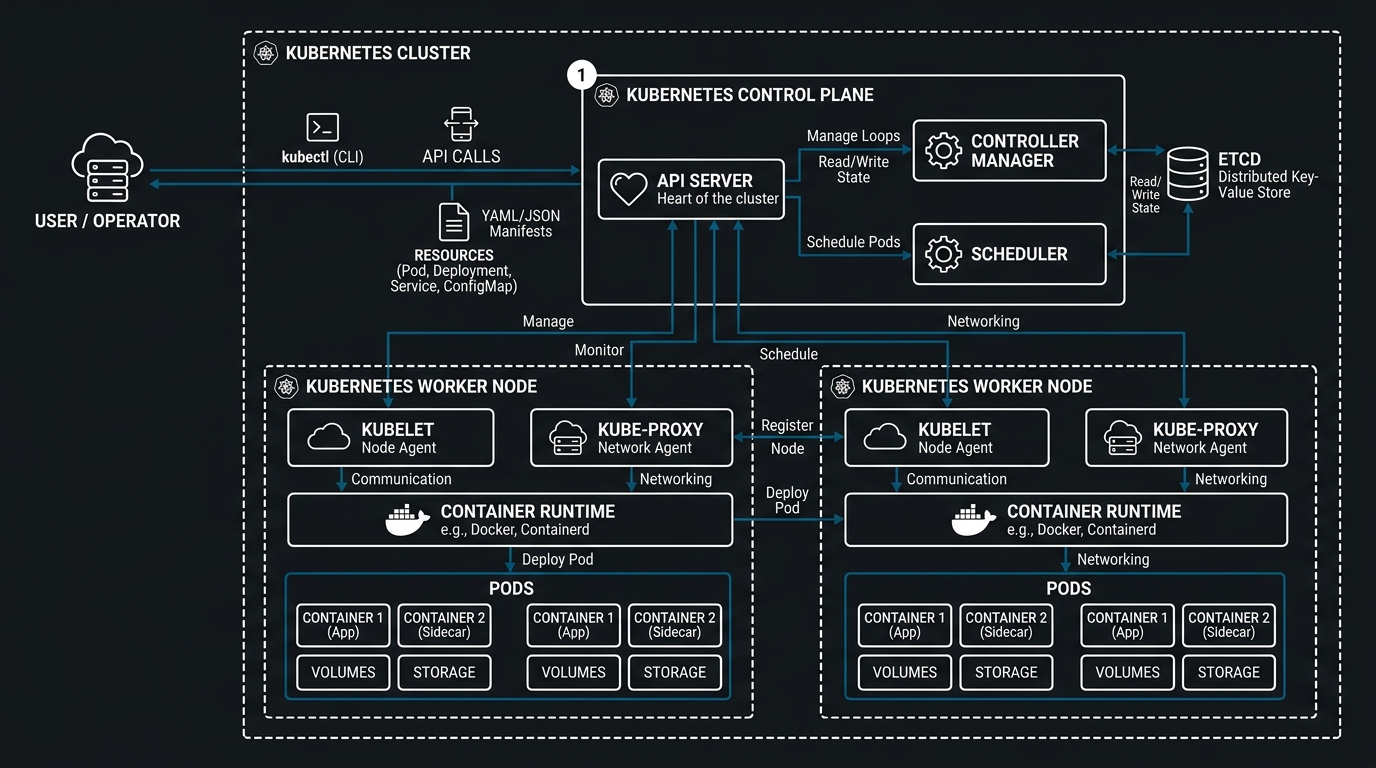 AWS and Kubernetes Architecture Diagram